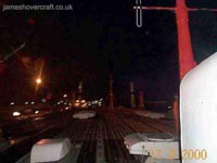 Close-up of the closed rear doors of the SRN4